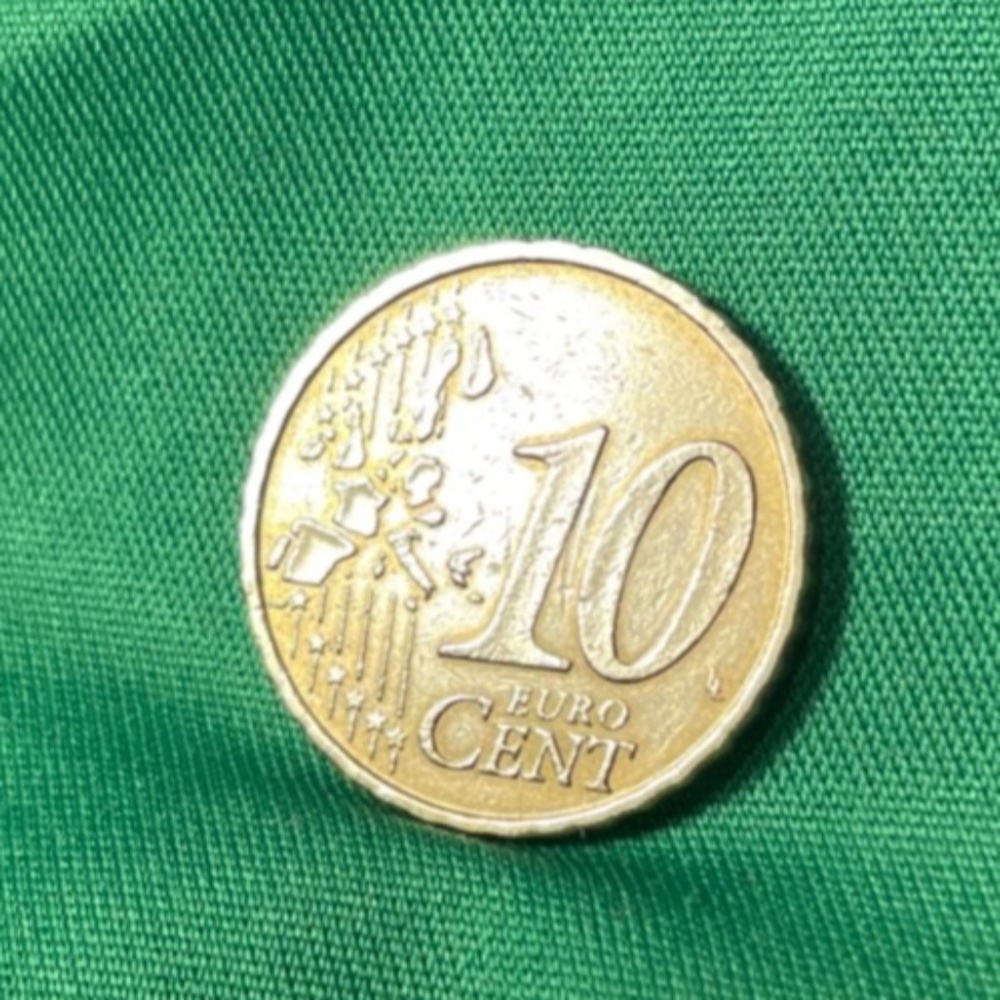 2002 GERMAN 10-CENT EURO – “F” MINT (STUTTGART)